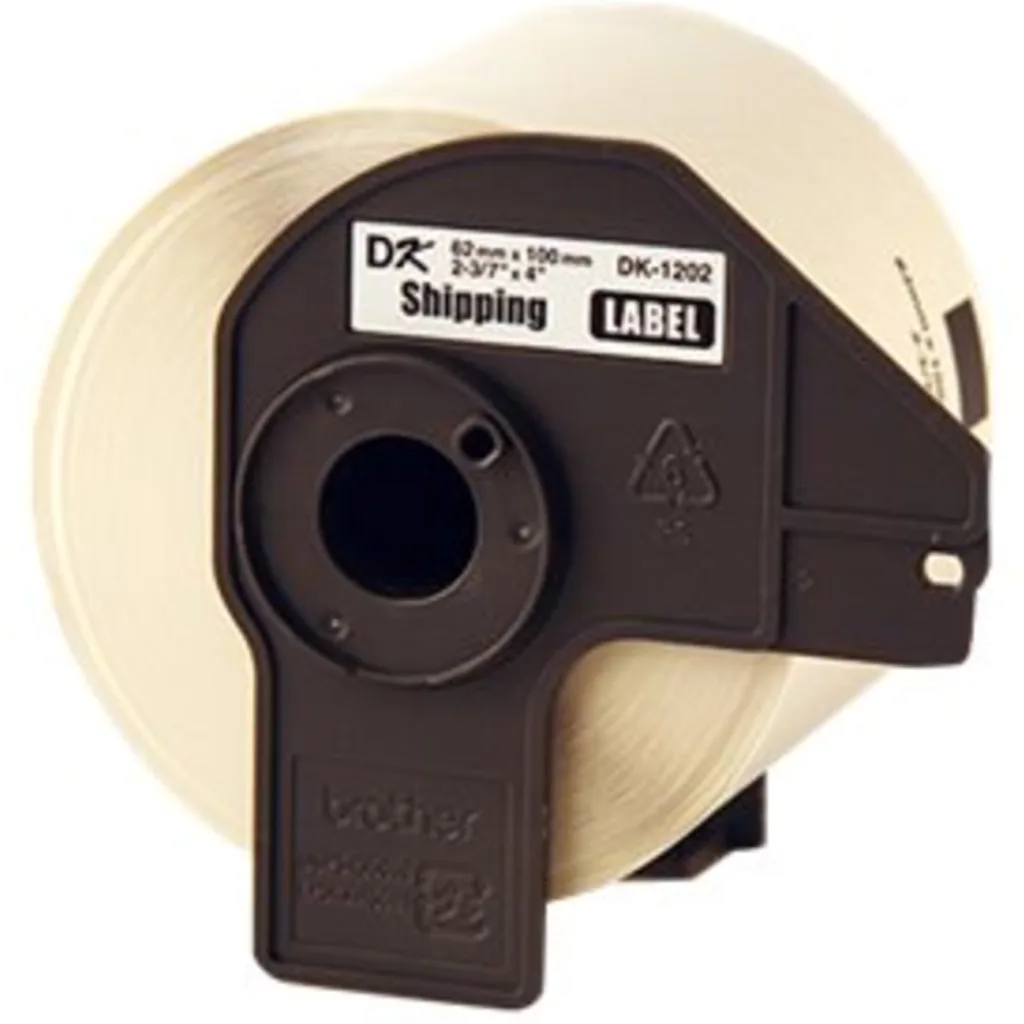 Cinta Rotuladora Brother DK1202 6cm x 10cm x 300 Etiquetas Color Blanco