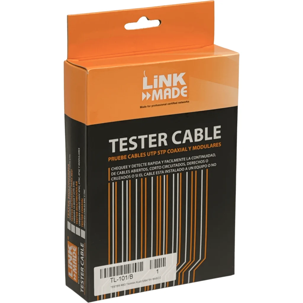 Imagen 4 de Tester Linkmade TL-101 Red Taiwan RJ45  s/bateria 9v