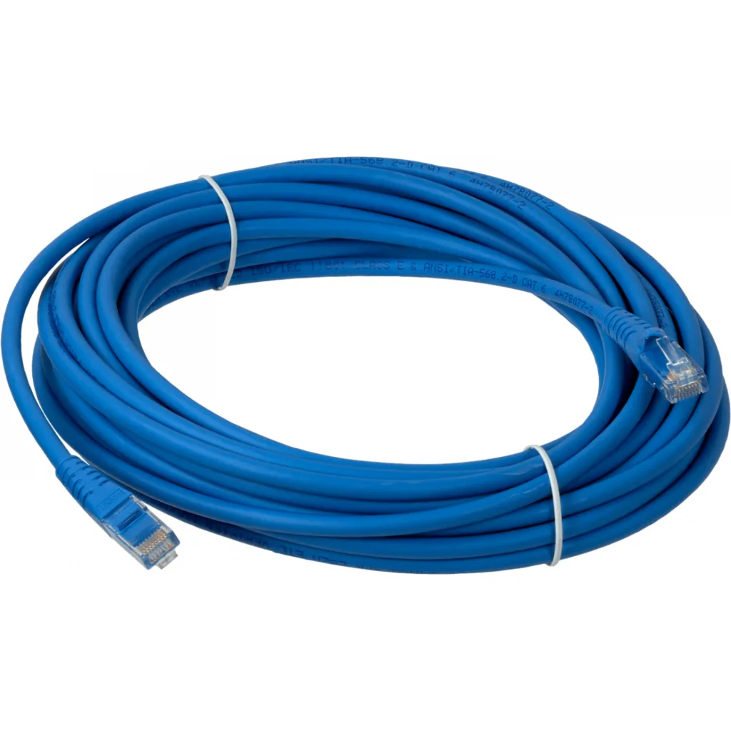 Imagen 1 de Cable de Red Categoria 6 U/UTP Azul Longitud 10 metros LSZH Patch Iny. Multif.