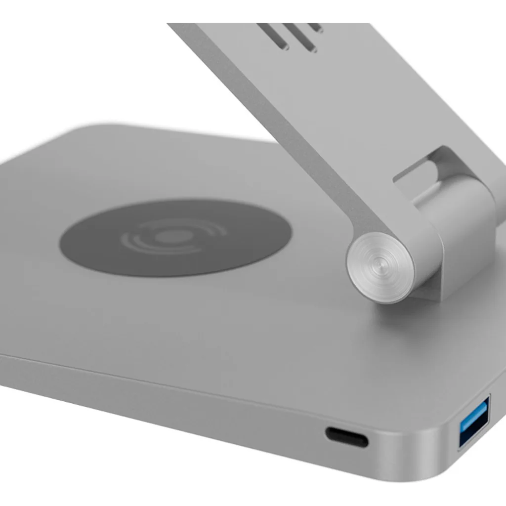 Imagen 8 de Docking Station c/Base para Notebook KlipX KDA-500, 9en1 3*USB3.0 HDMI SD/mSD