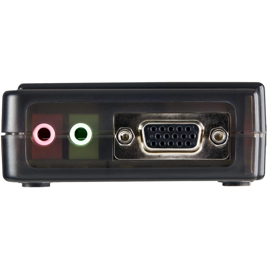 Imagen 3 de Juego de Conmutador Switch KVM 4 Puertos Video VGA USB 2.0 con Cables y Audio