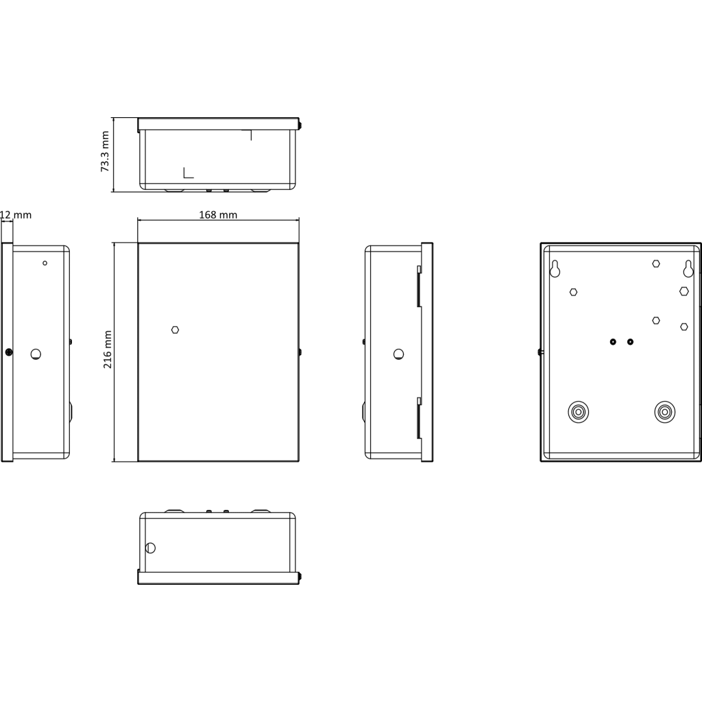 Imagen 3 de Fuente de poder Hikvision para control de acceso 24W