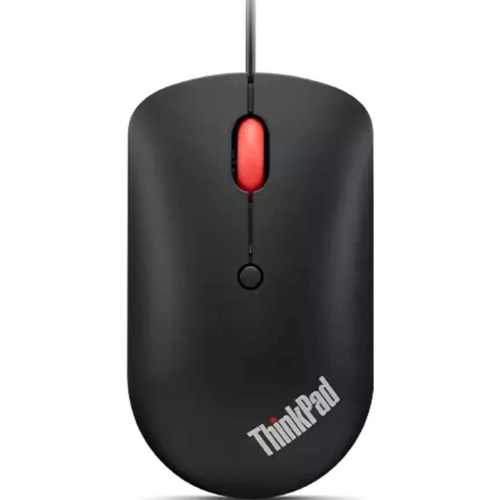 Imagen 4 de Mouse Alámbrico Lenovo ThinkPad, Óptico 2400dpi USB-C/A Negro cuervo