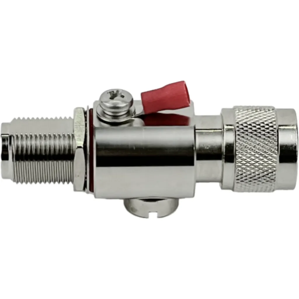 Imagen 2 de Protector Pararrayo 5-6GHz N-M N-H IP67 Largo-70mm Sobretension