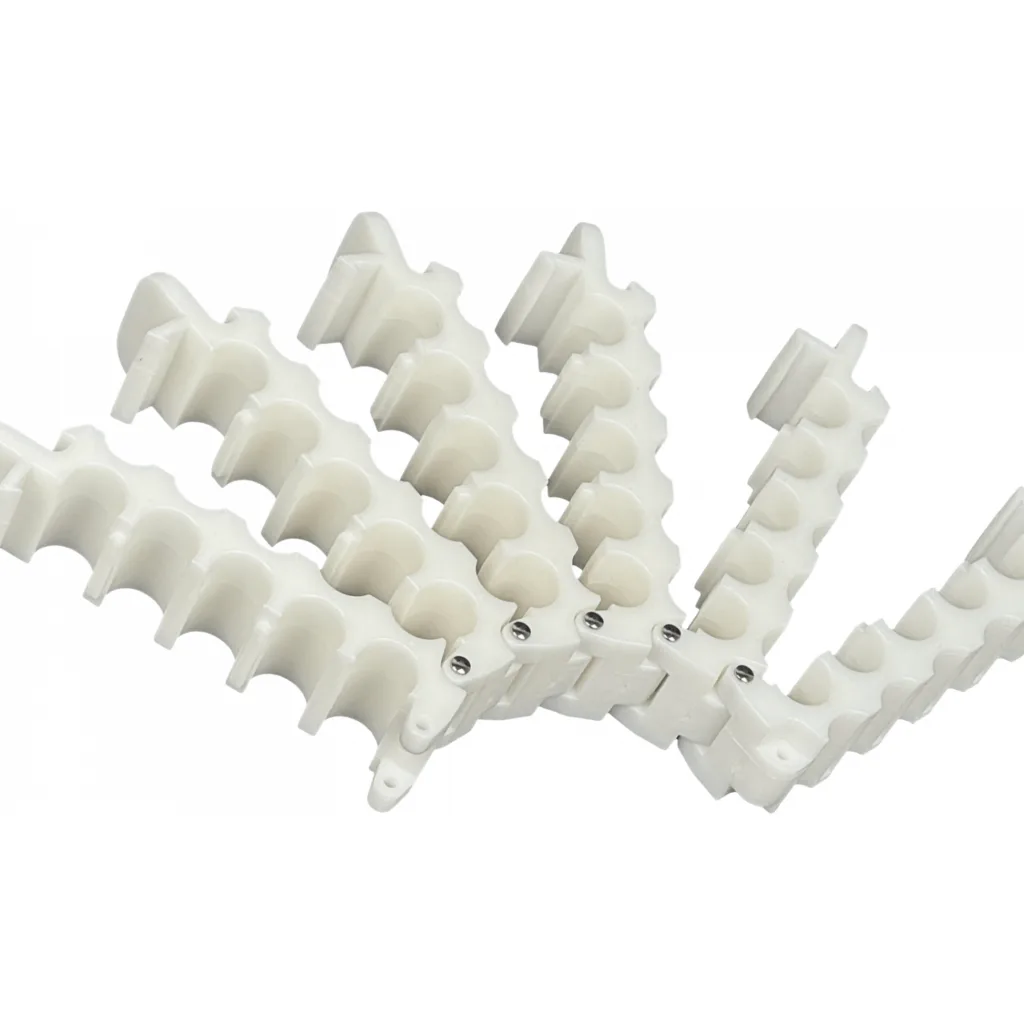 Peine para 5x5 25 Cables UTP/FTP max-9mm Ordenador Manojo Blanco 8x8cm