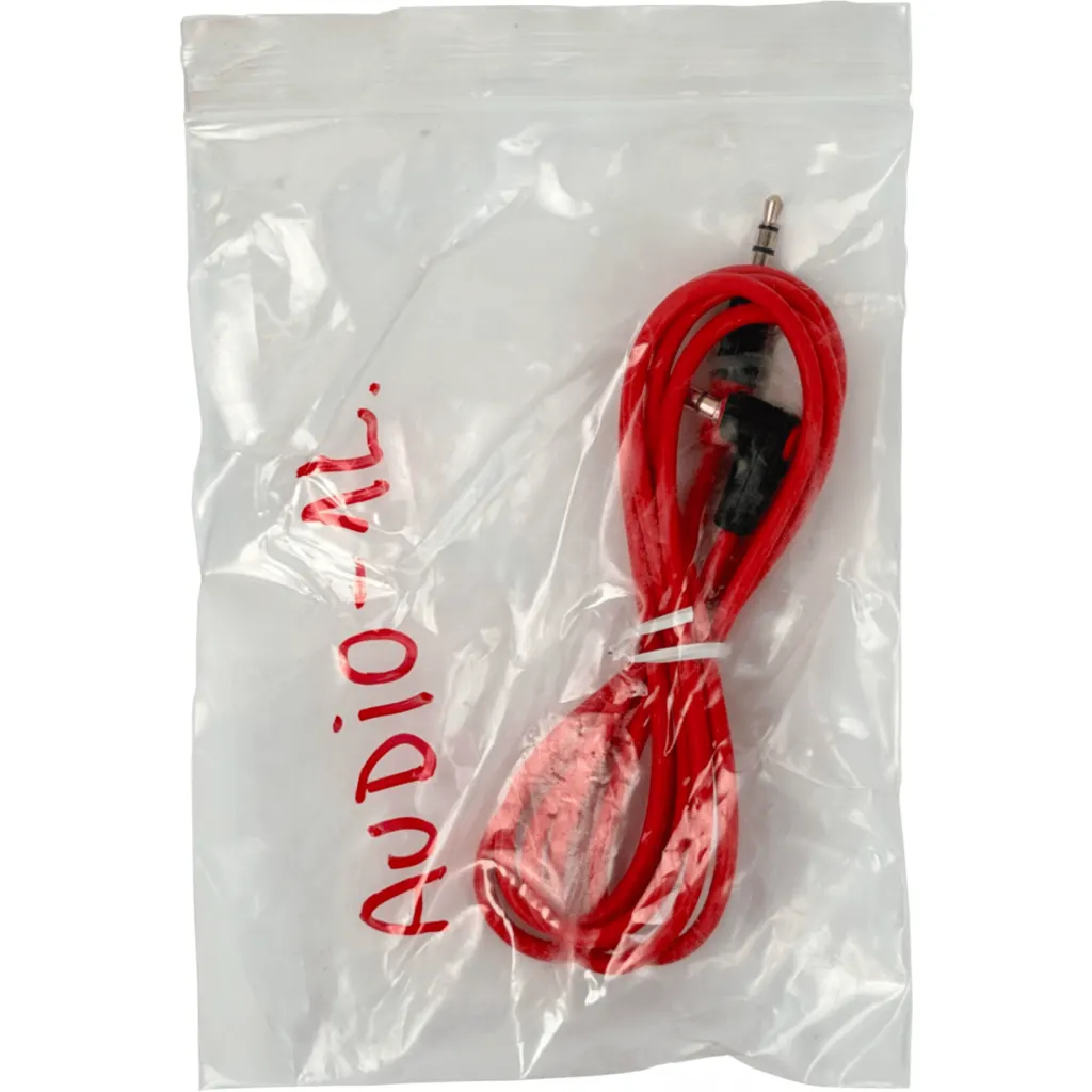 Imagen 1 de 3,5mm-MM 90-Grados Macho-Macho 1mt Cable Audio Plug Phone-1/8 100cm