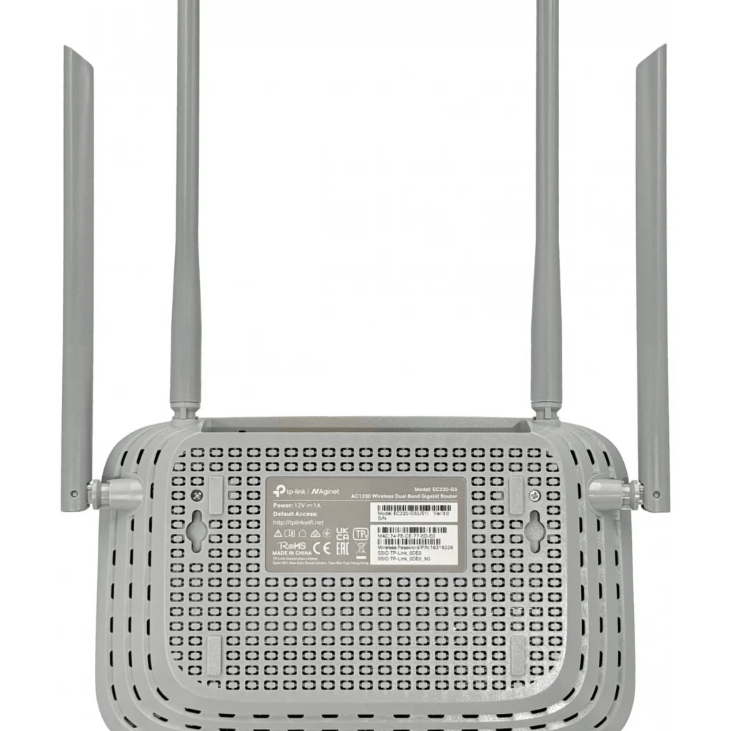 Imagen 4 de Router TP-Link EC220, AC1200 5GHz/2,4GHz 867/300Mbps 4 Antenas 4 LAN 1WAM 12V