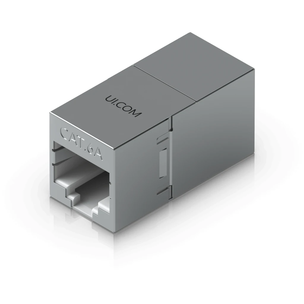 UBIQUITI 1un Copla Cat6A RJ45 Blindada Hembra-Hembra Union