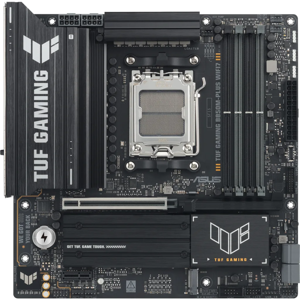 ASUS - TUF GAMING B850M-PLUS - Motherboard - 90MB1MU0-MVAAY0