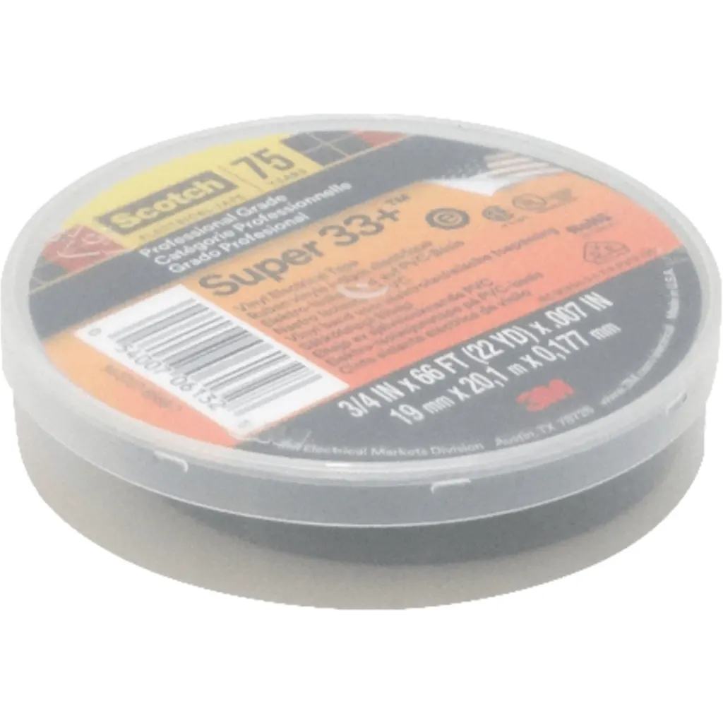 Imagen 1 de 3M Cinta Aisladora Dielectrica Vinilica PVC 19mm x 20mt x 0,178mm