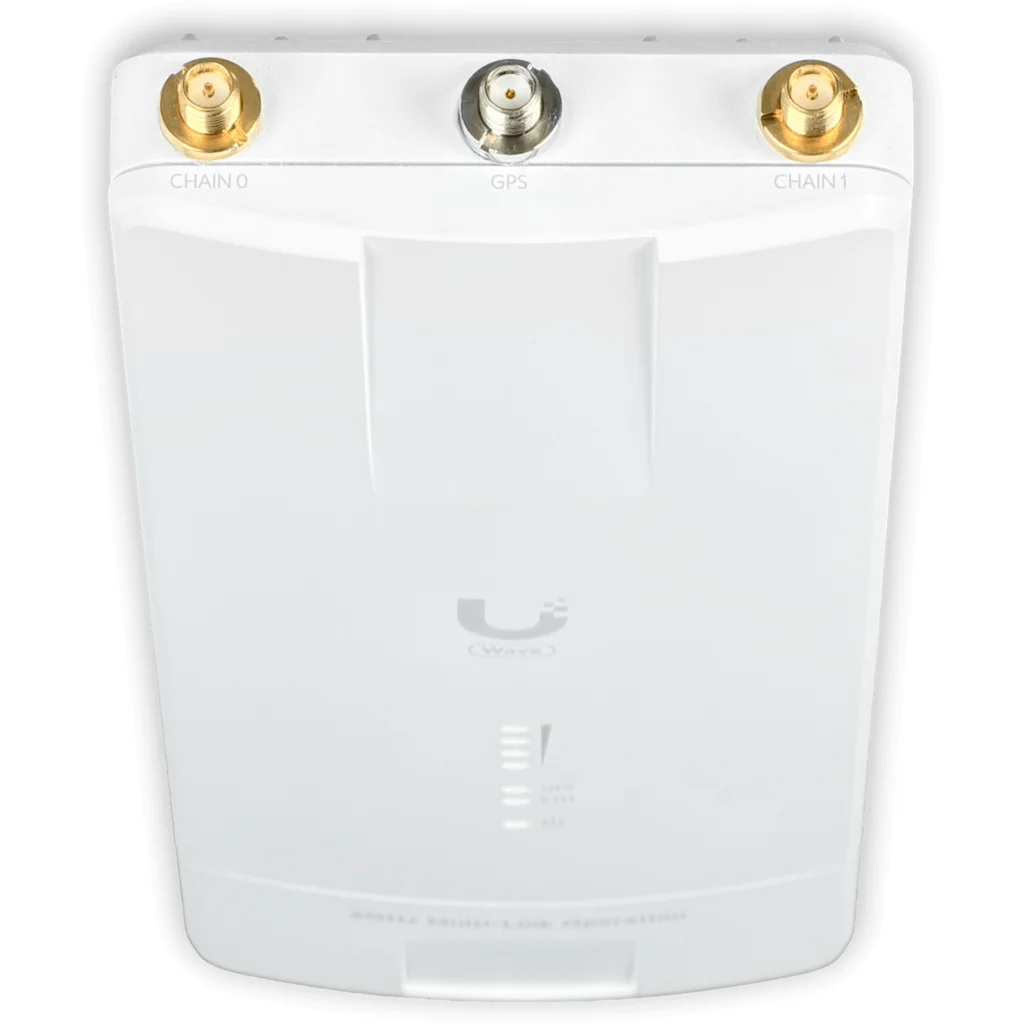 Imagen 5 de UI 6/5GHz/WiFi7 1-10G 1-SFP+ 2-RPSMA-H .SMA-GPS inc54V PTP 24dBm IPX6