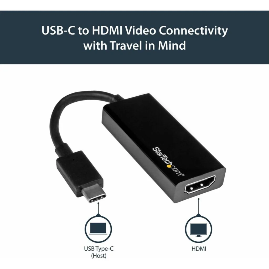 Imagen 11 de Adaptador USB-C Macho a HDMI Hembra Compatible con Resoluciones de Hasta UHD 4k