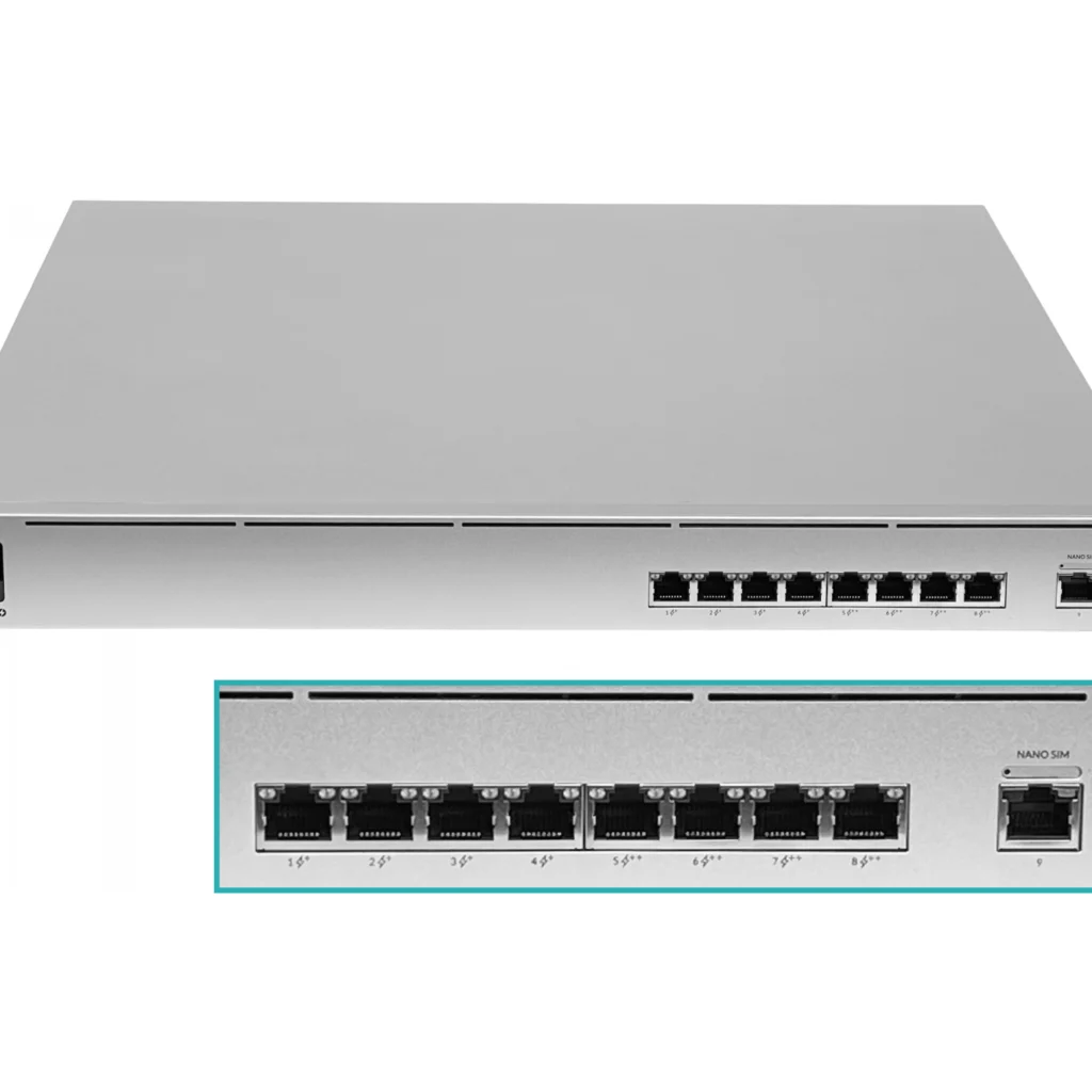 Imagen 6 de UBIQUITI 2-C14-230V 9-1000(4-PoE++ 4-PoE+ Switch UPS inc-368Wh opc-48V