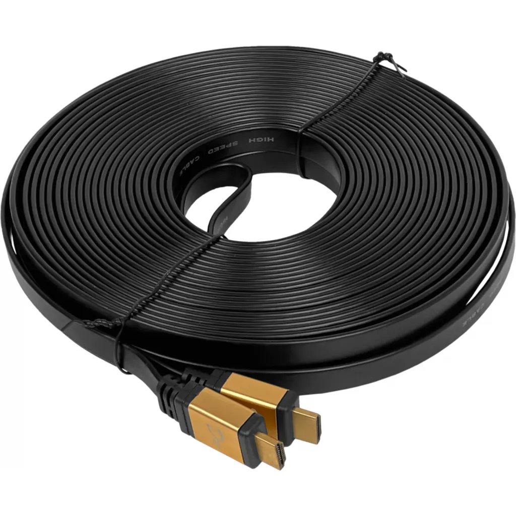 Cable HDMI v1.4 M/M 3D Longitud 20 metros Sin Visagra Negro
