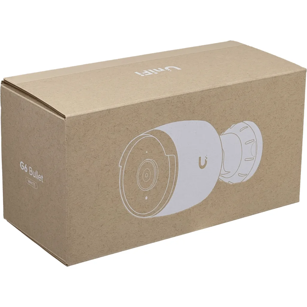Imagen 1 de Cámara Ubiquiti UniFi Bullet UVC-G6-Bullet-W IP 4K PoE 8MP IR AI IP67 Blanca