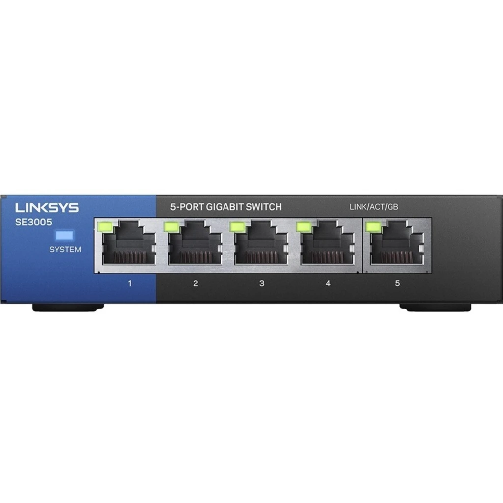 Switch Linksys SE3005, 5 Puertos Ethernet Gigabit 10/100/1000