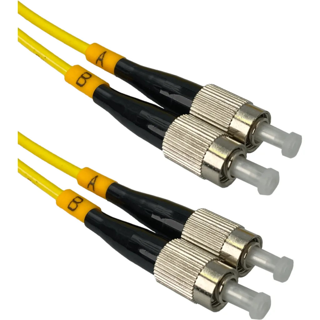 2mt FC/UPC-FC/UPC MonoModo SM Duplex Jumper Cable Fibra 9/125um 3mm 