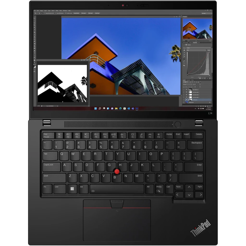 Imagen 3 de Notebook Lenovo ThinkPad L14 Gen4 I5-1335U RAM8GB SSD 512GB 14" W11P (Reacondicionado)