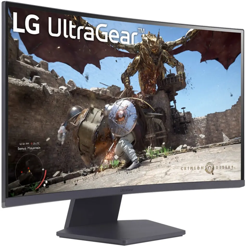 Imagen 2 de Monitor Gamer LG UltraGear 31.5" Curvo QHD 2560*1440 VA HDMI DP 180Hz 1ms GtG