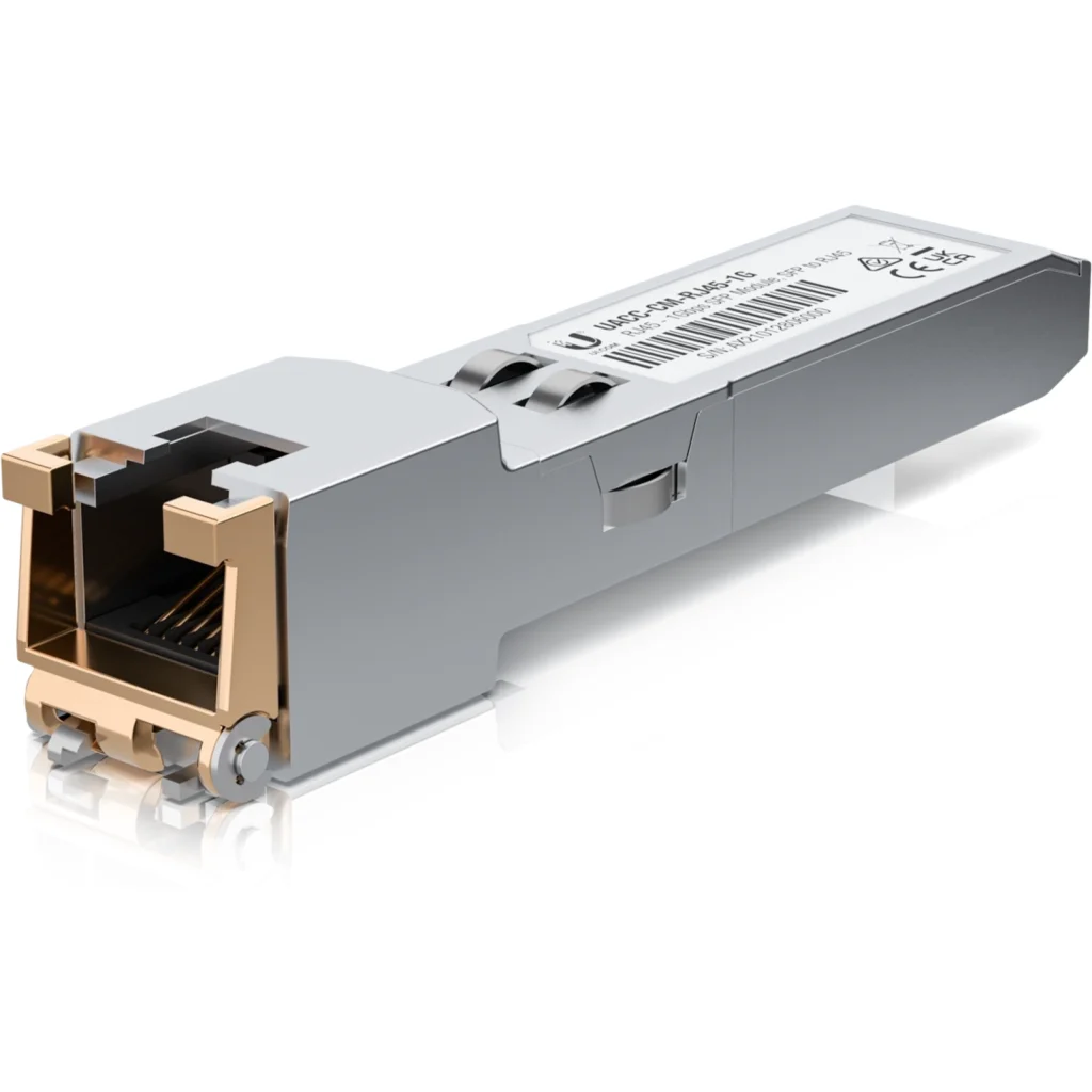 Módulo transceptor de cobre Ubiquiti 10Gbps SFP+ 10GBASE-T 30m CAT6a/CAT7 