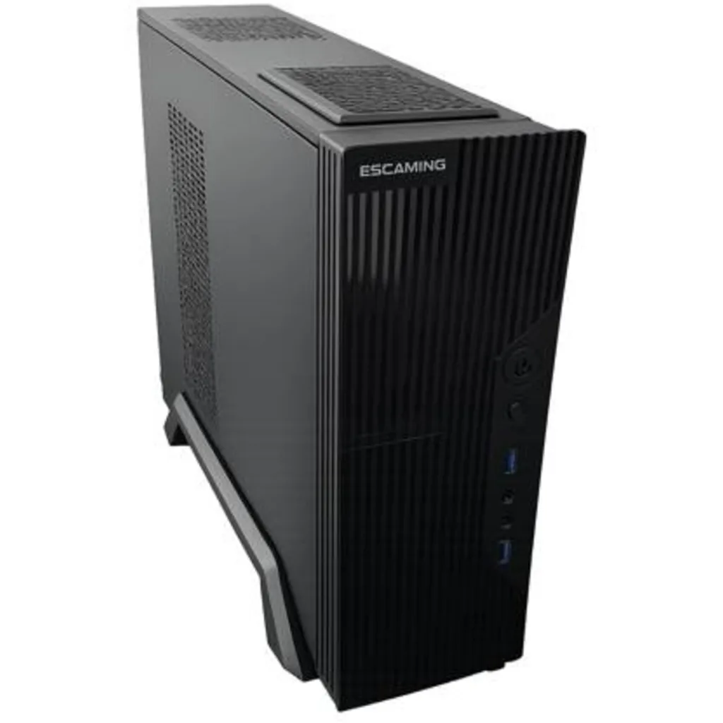 Imagen 5 de Gabinete Slim Esgaming 103, 2*USB2.0 1*USB3.0 Fuente de 750W Color Negro
