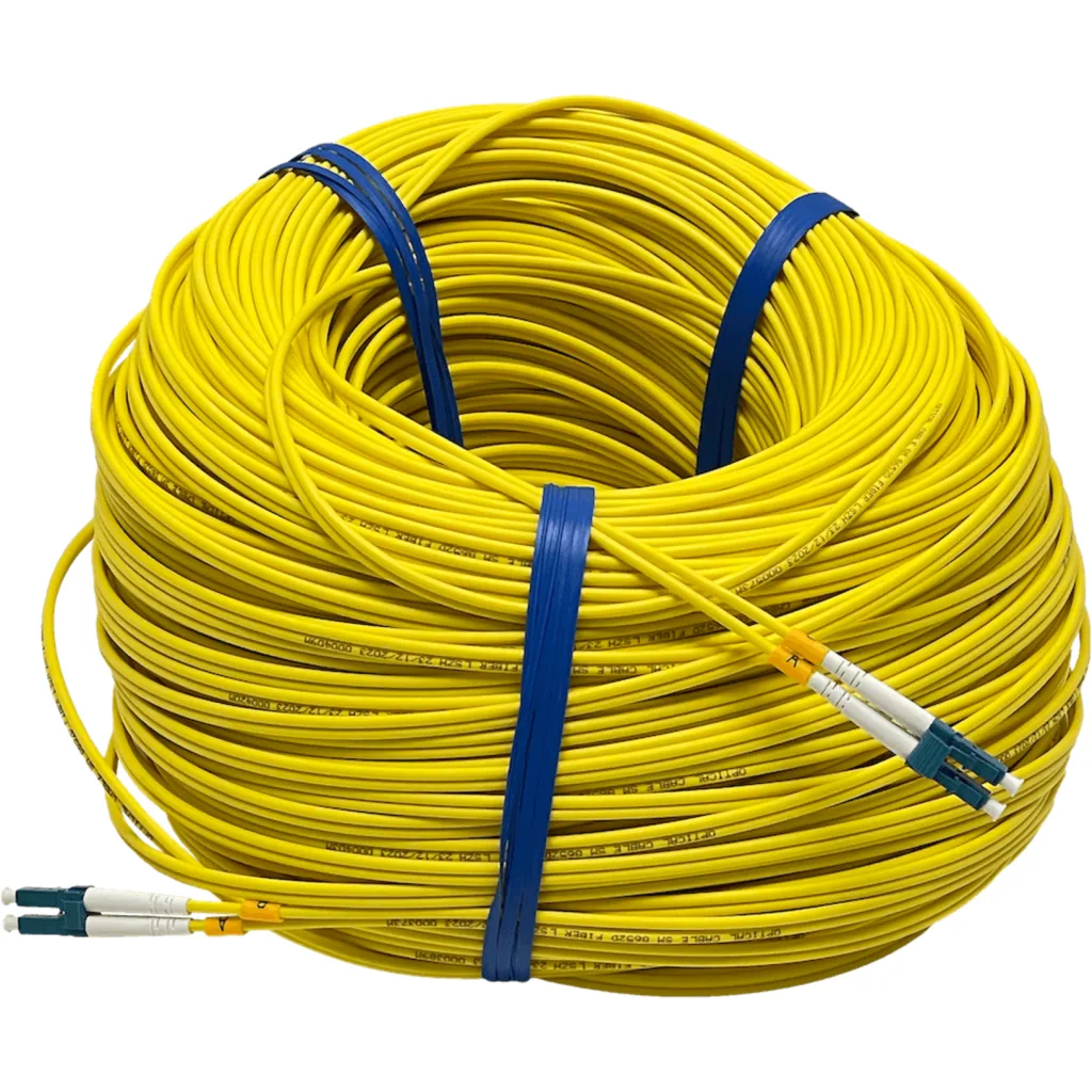 Imagen 1 de 200mt LC-LC MonoModo SM Duplex Jumper Fibra 3.0mm 9/125um