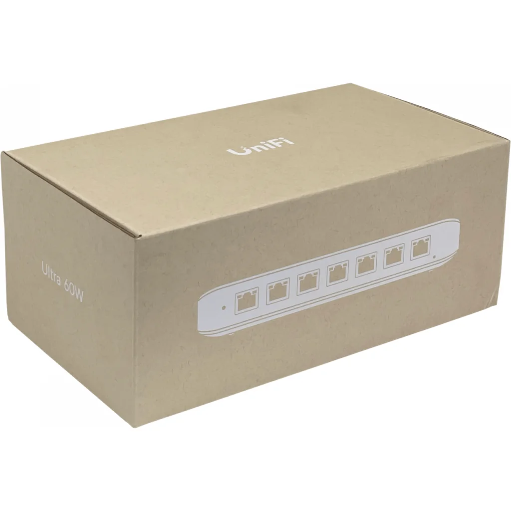 Ubiquiti Unifi Switch Ultra 60W A compact Layer 6 8-port GbE PoE switch with ver