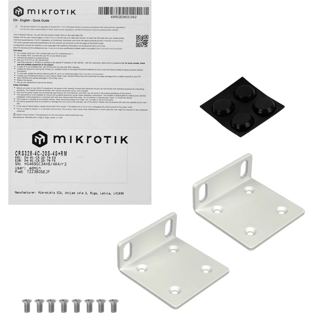 Switch MIKROTIK 20-SFP 4-SFP+10G 4-SFP-Combo Console L5 Switch Rack Admin
