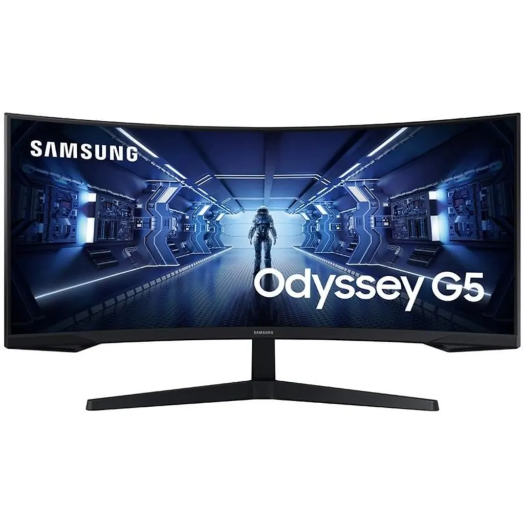 Imagen 2 de Monitor Gamer Curvo Samsung Odyssey G5 34" VA 3440*1440 HDMI DP 1ms 165Hz