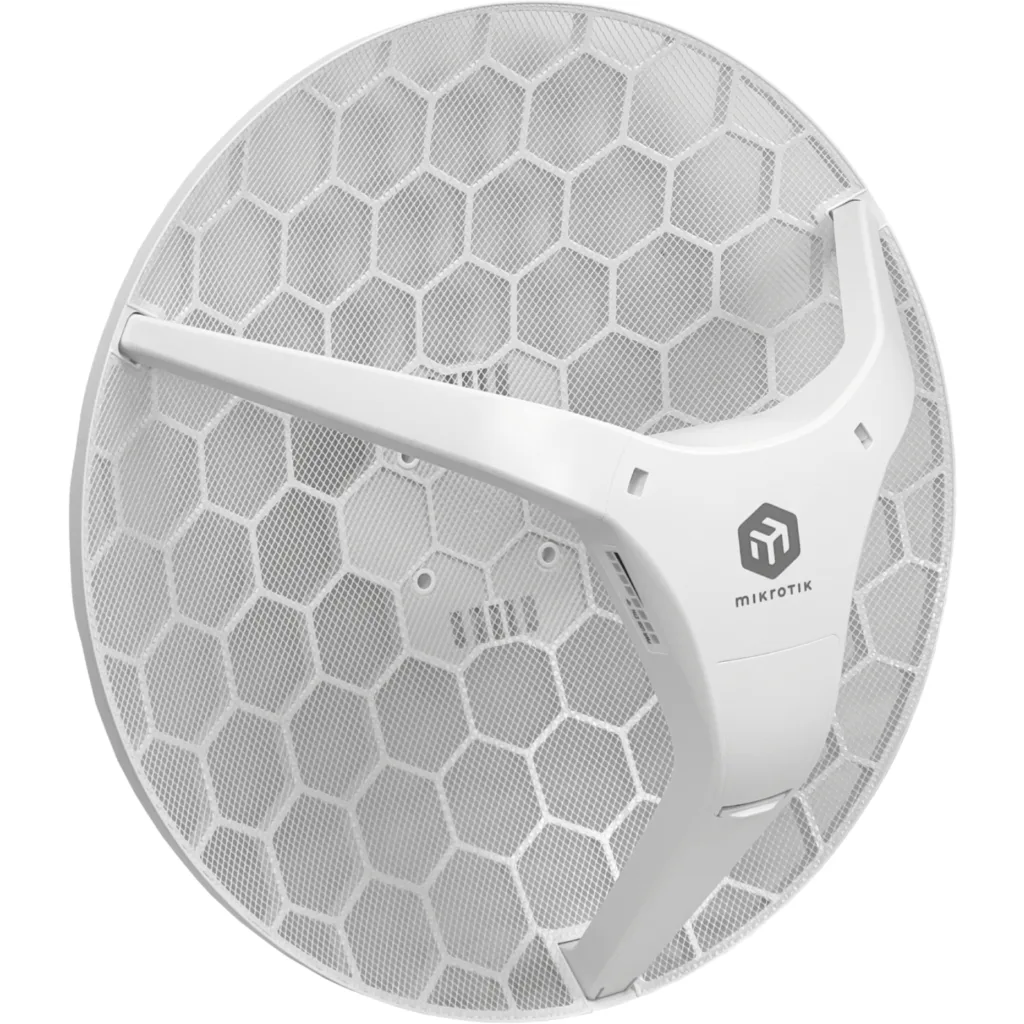 Imagen 2 de MIKROTIK 24dBi Grilla 5GHz 1-1000 L3 391mm-Diam inc24V