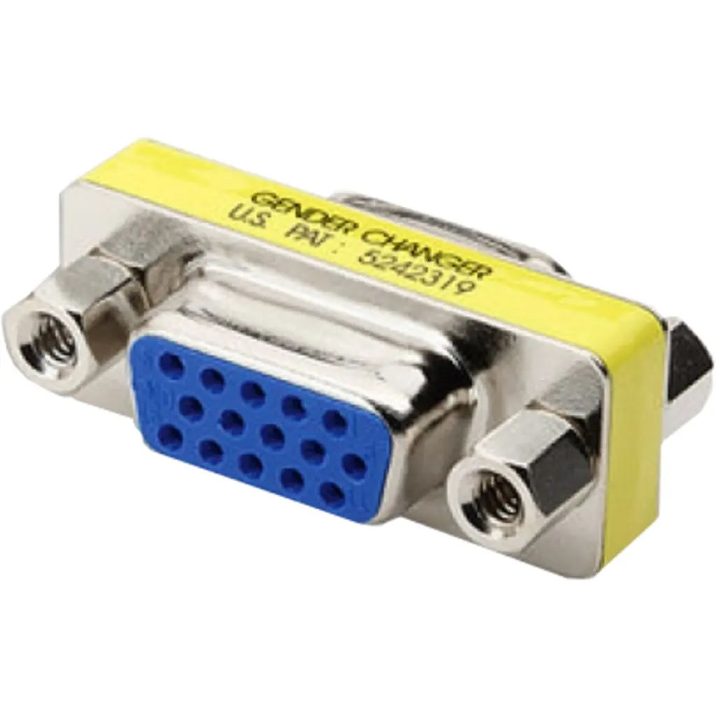 VGA Hembra-Hembra copla 2-HD15(DB15-3-filas) p/FP1MV-FP2MV DE-15/HH