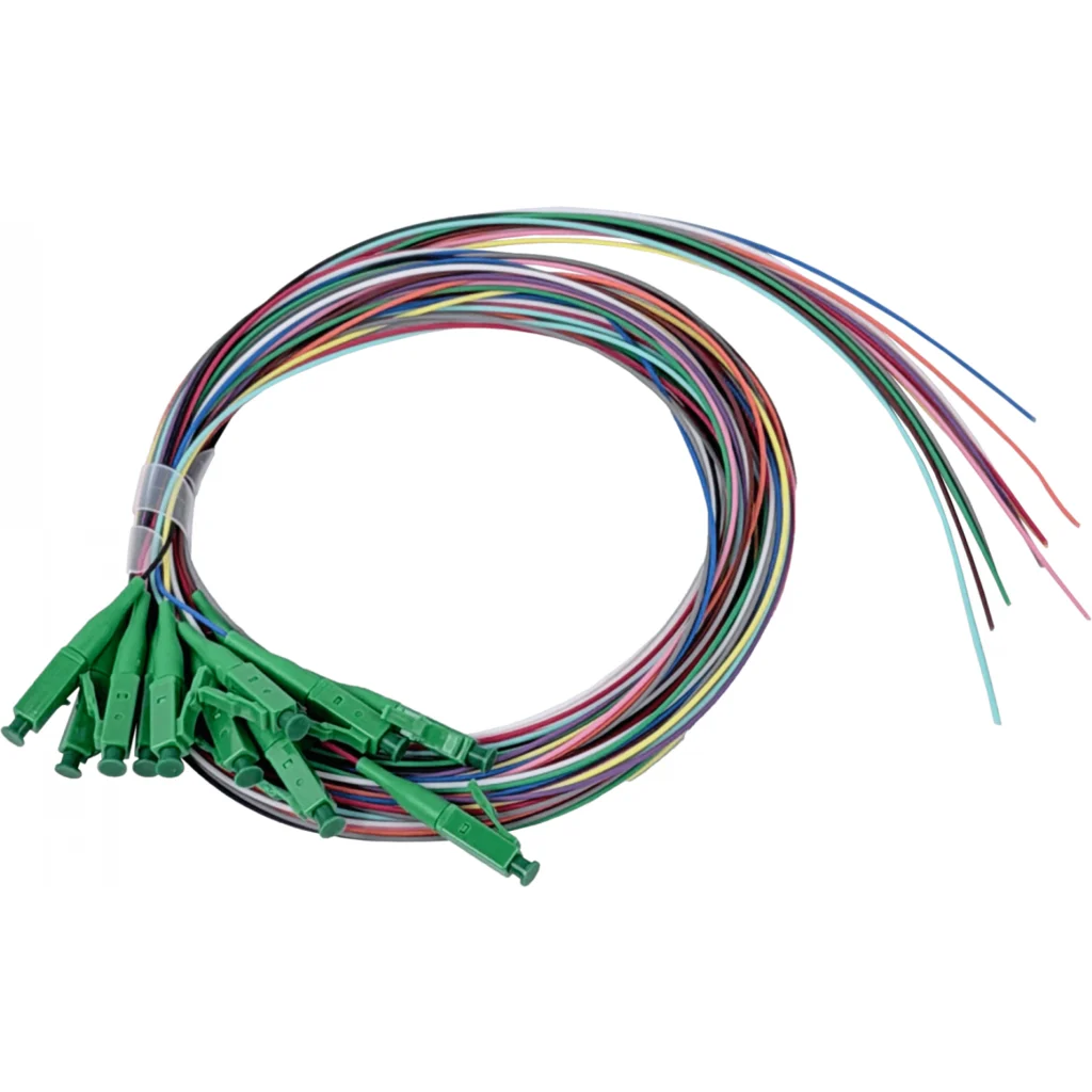 LC/APC SM 1,5mt 12-unid Pigtail MonoModo SingleMode 12-Colores-distint