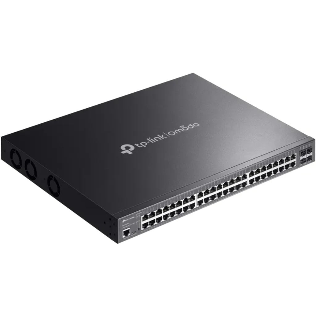 Imagen 3 de TL-SG3452XMPP. Switch Omada L2+ de 48 puertos Gigabit y 4 SFP+ a 10G, con 40 PoE+ y 8 PoE++