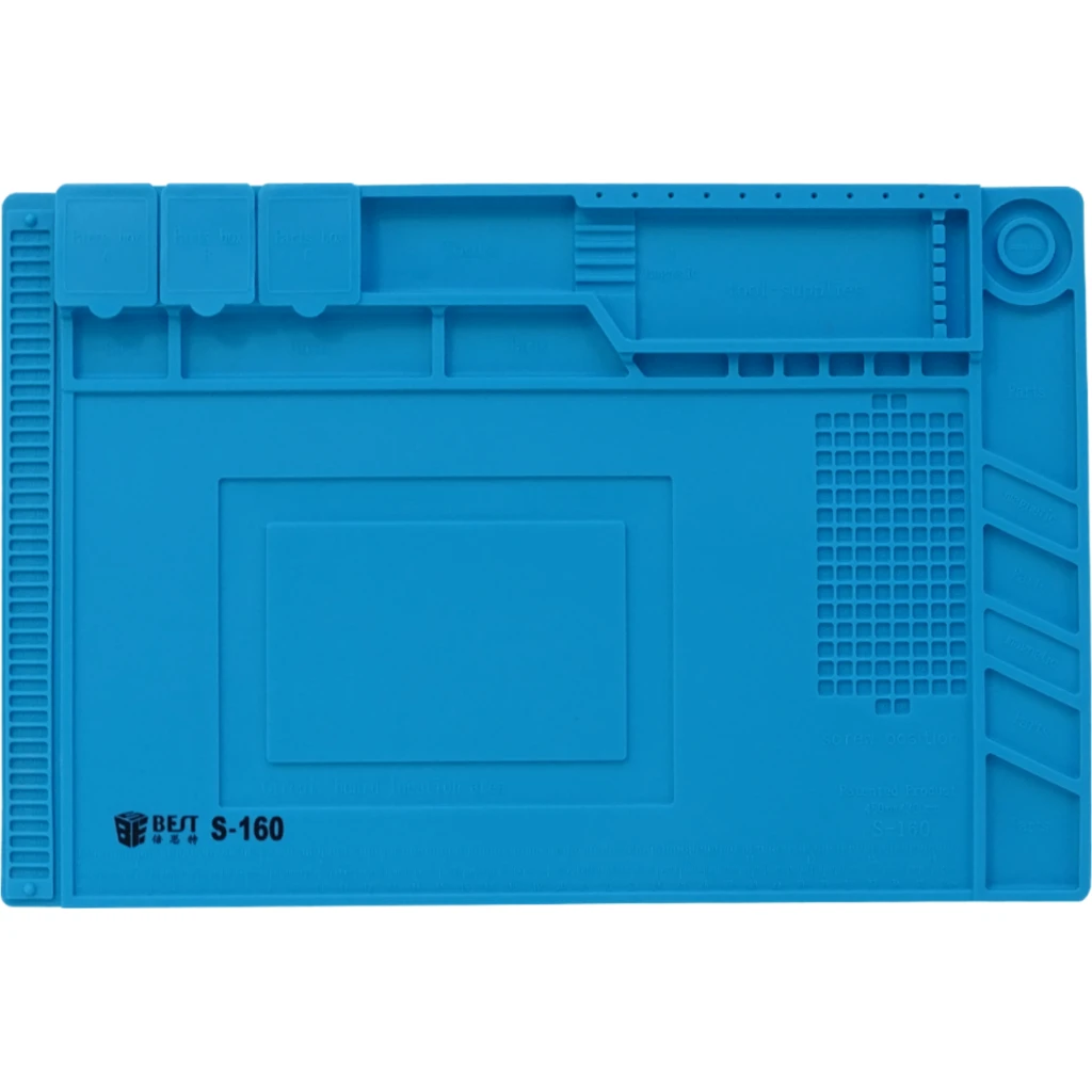 Imagen 3 de BEST Mat Antiestatico Silicona 30x45cm Resistente-calor-500oC S-160