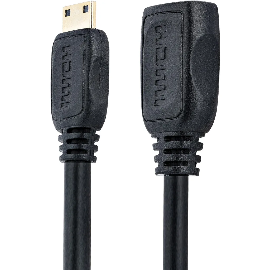 Imagen 1 de Cable Adaptador Mini HDMI macho / HDMI hembra - alta velocidad 12,7 cm