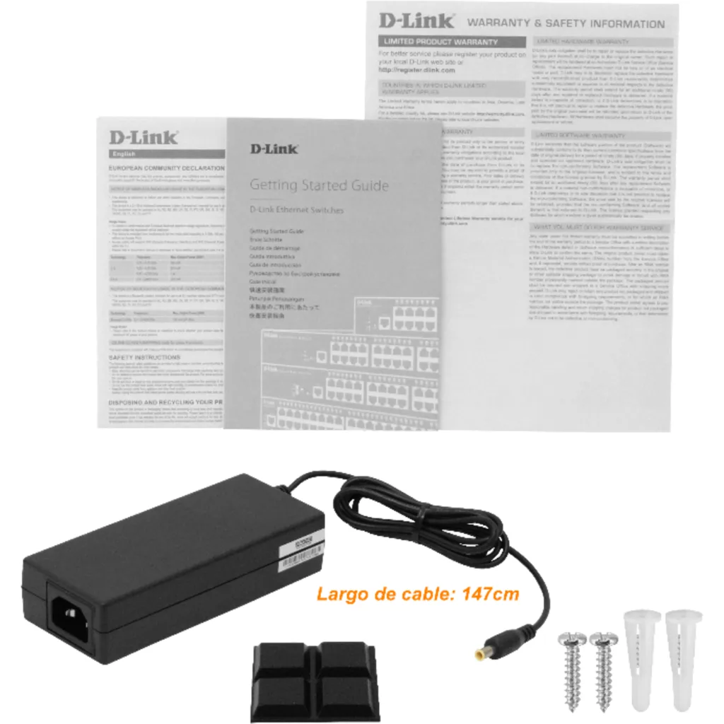 Imagen 1 de DGS-1100-08PV2 8-ports Gigabit PoE Support Easy Sm