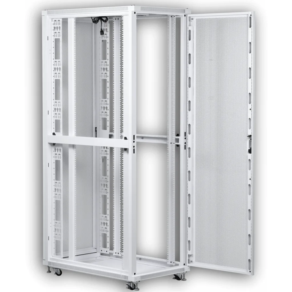 Imagen 8 de UBIQUITI Microperforada 42U 1000mm 100cm-Fondo Rack Blanco Ventilador
