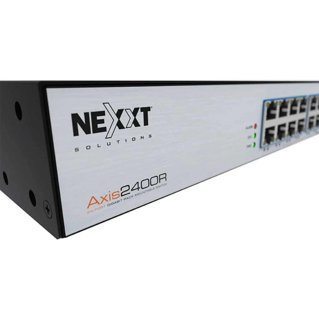 Imagen 1 de Nexxt Solutions Infrastructure - Switch PoE + - Gigabit Ethernet - 24 - 4 Gigabit SFP - Incluye accesorios rack