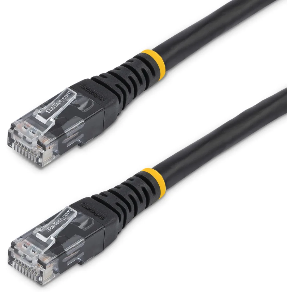 Imagen 0 de Cable de Red StarTech Cat6 UTP Gigabit Moldeado Certificado ETL 3mts 10ft NEGRO