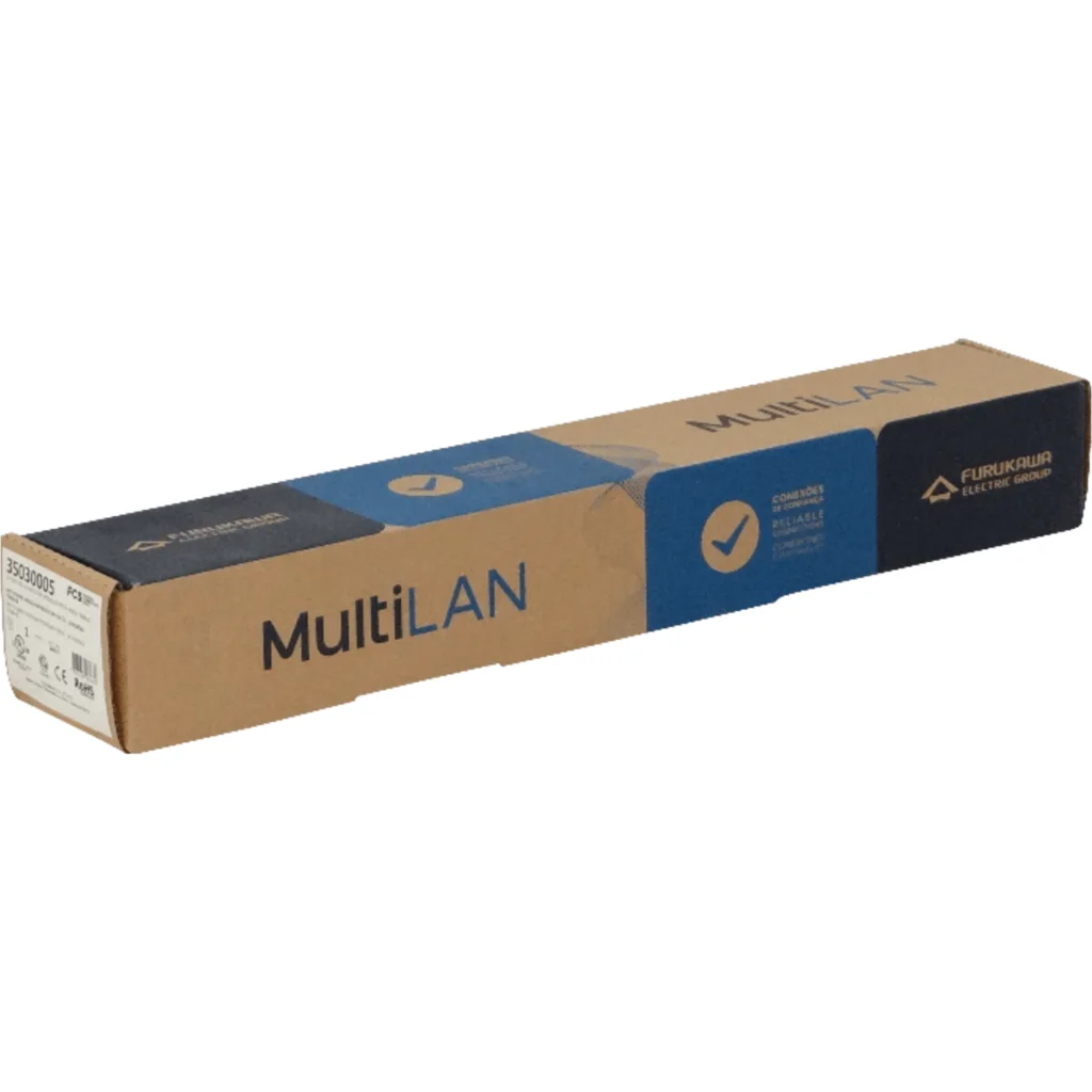 Imagen 2 de FURUKAWA 24-RJ45 Cat5e UTP PATCH PANEL 1U Multilan 35030005