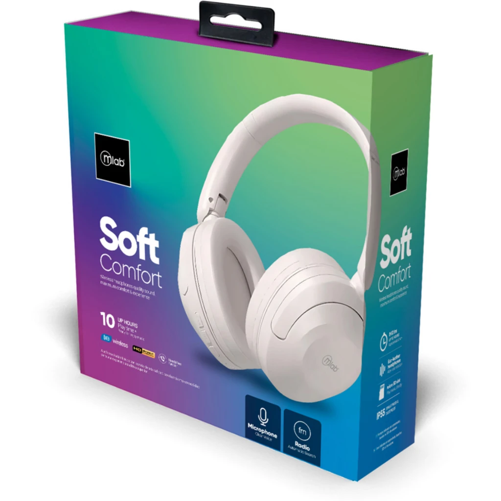 Imagen 4 de MLAB AUDIFONO BLUETOOTH TYPE C SOFT COMFORT WHITE