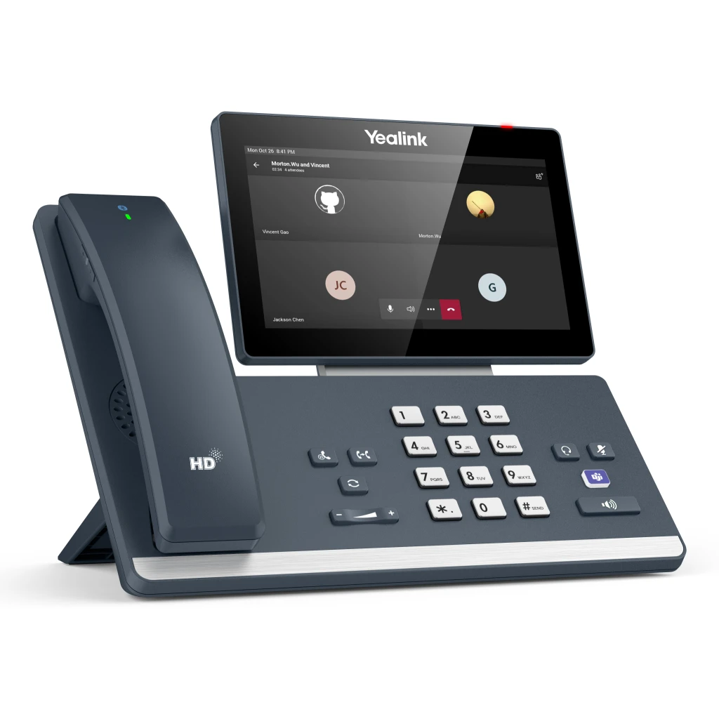 Imagen 1 de YEALINK Telefono ejecutivo de escritorio Smart Business para Teams , WIFI, Bluetooth , pantalla 7? a