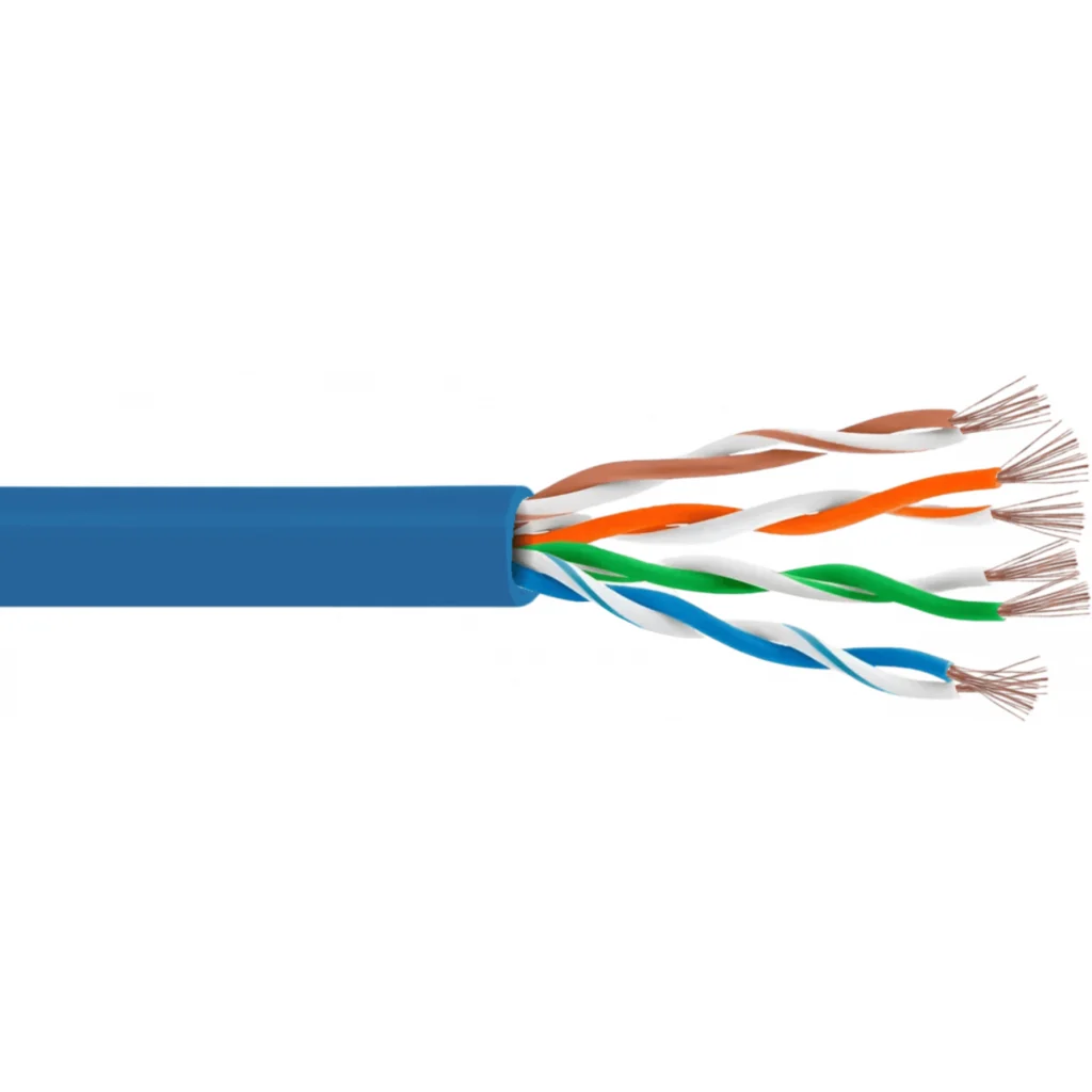 Imagen 3 de LINKMADE 2MT CAT5E AZUL LSZH CABLE PATCH INYECTADO MULTIFILAR