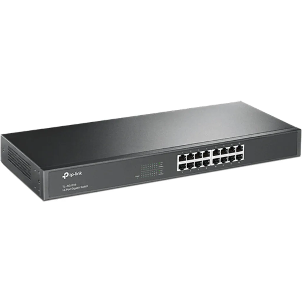 Imagen 1 de TP-LINK SWITCH 16-PORT GIGABIT RACKMOUNT UN / TL-SG1016