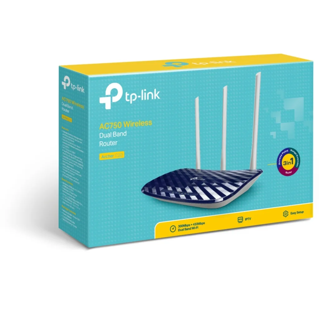 Imagen 3 de Routher TP-Link Archer C20, Inalámbrico Banda Dual AC750