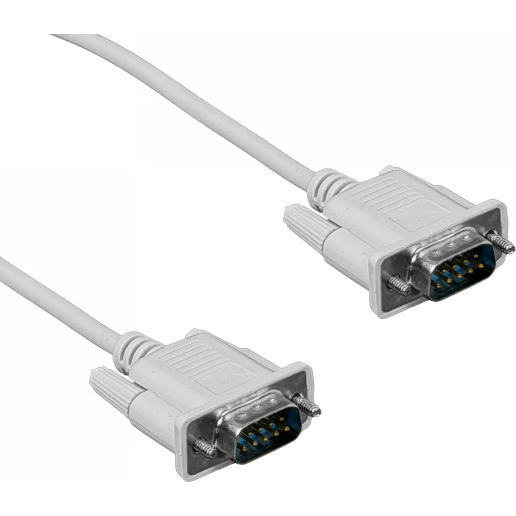 Imagen 3 de Straight 1,3mt DB9-Macho-Macho 130cm Cable Directo Serial RS232 DE-09