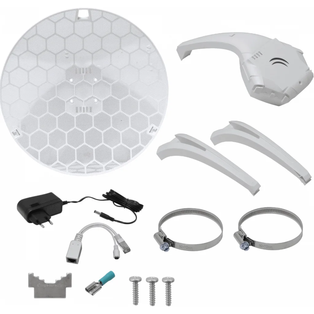 Imagen 3 de MIKROTIK 17dBi req-Tarjeta-R11e-x 25o 1-100 RouterOS-L3 inc24V RBLHGR