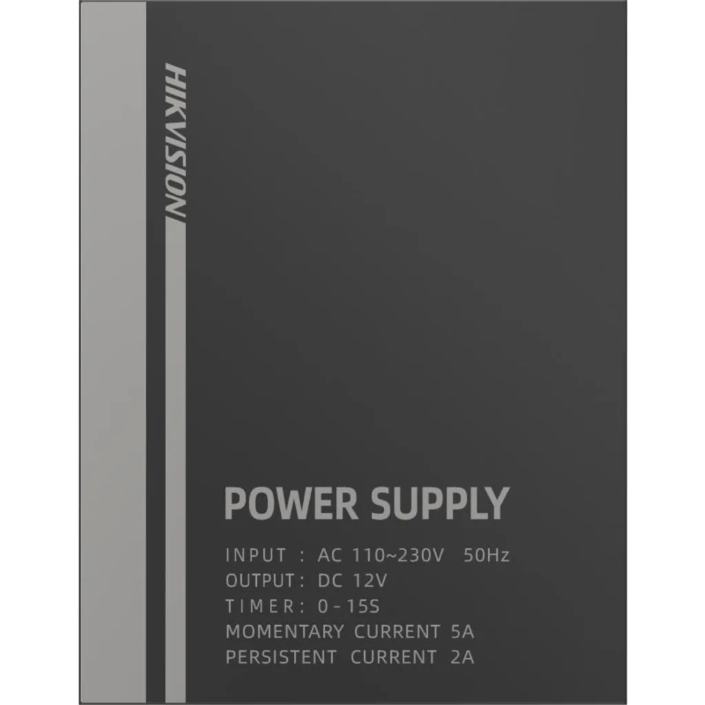 Fuente de poder Hikvision para control de acceso 24W