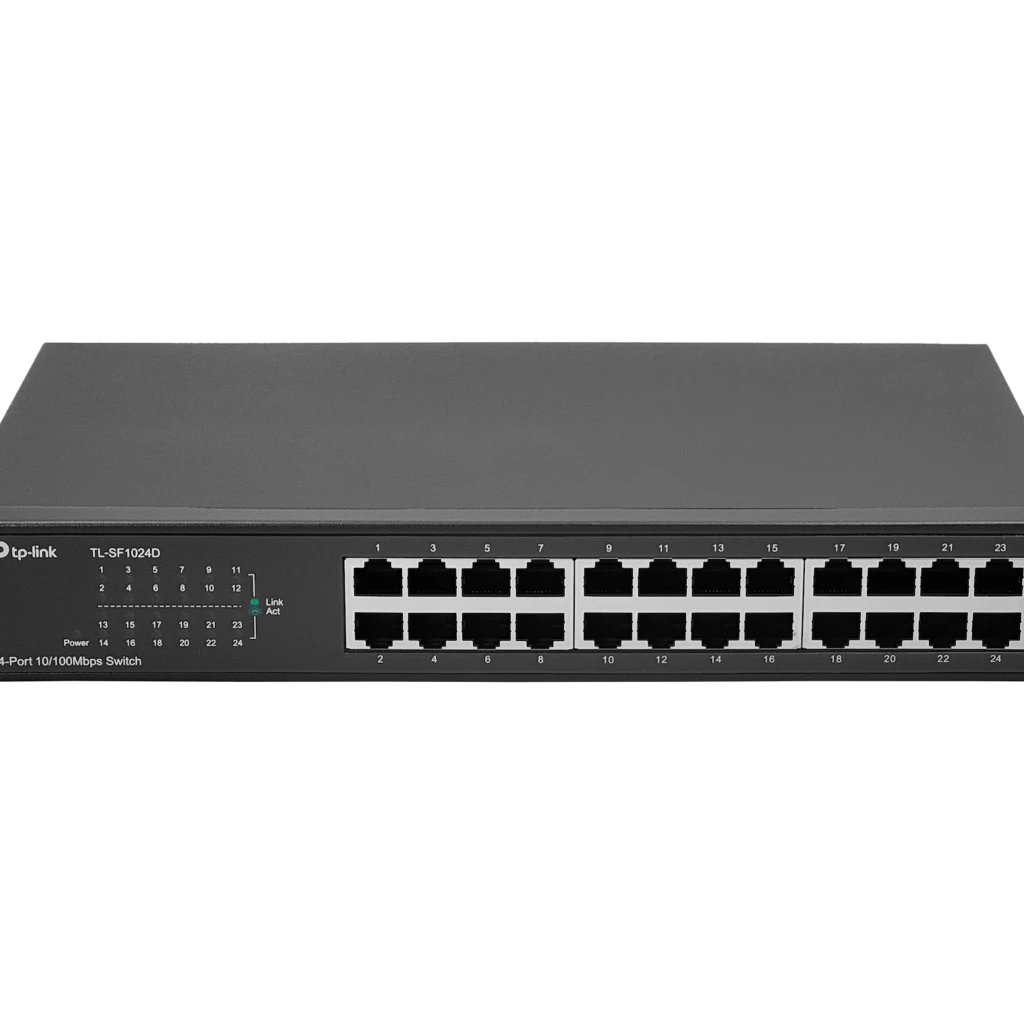 Imagen 3 de Switch TP-Link 24 10/100Mbps RJ45 Ports (Auto Negotiation/Auto MDI/MDIX) Rack M.