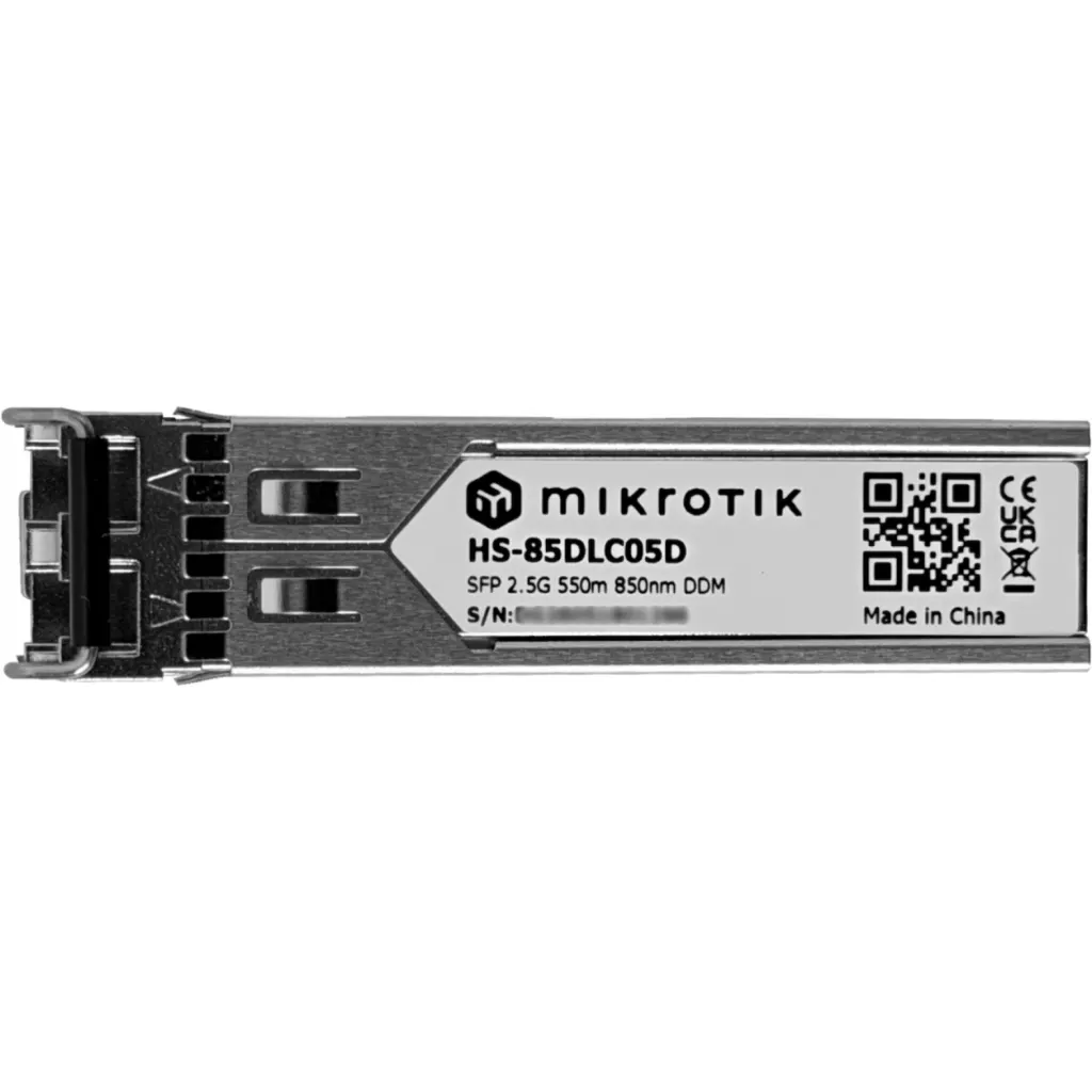 Imagen 2 de MIKROTIK 2,5G 2-LC MM 550mt 850nm Modulo SFP 2,5gbps Gigabit DDM